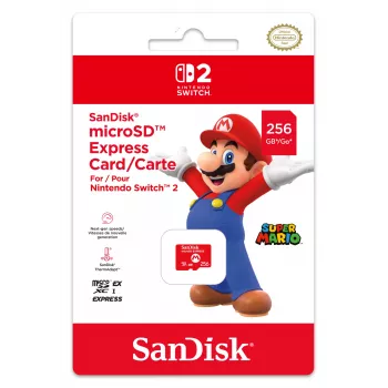 Karta microSD Express NINTENDO 256 GB do Nintendo Switch 2, wzór Mario