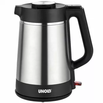 Unold 18715 czajnik elektryczny 1,5 l 1800 W Czarny, Stal nierdzewna