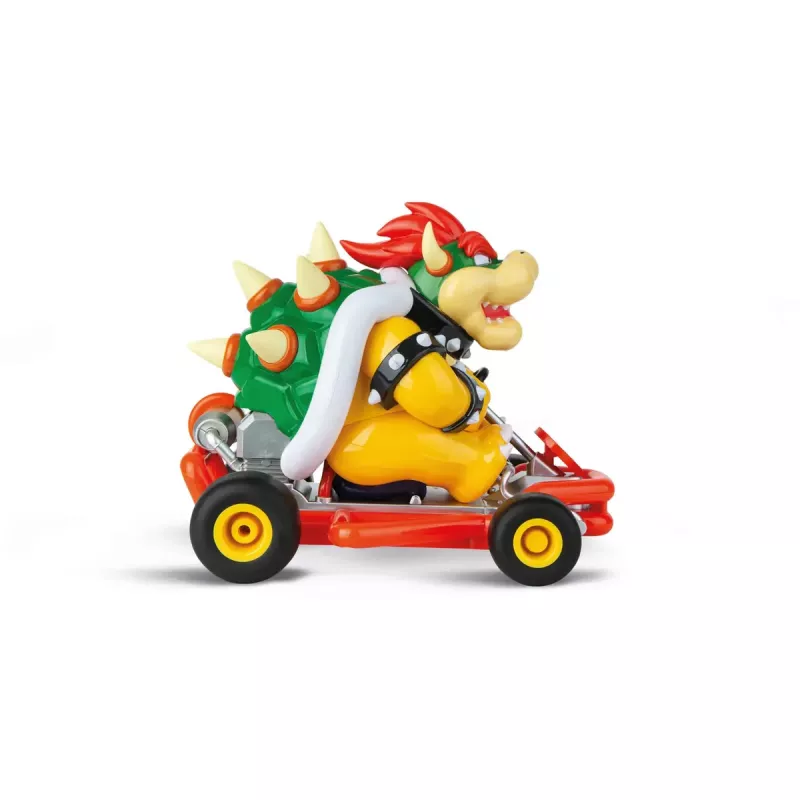 Samochód zdalnie sterowany CARRERA Mario Kart Pipe Kart Bowser 2,4 GHz — zabawkowy samochód RC
