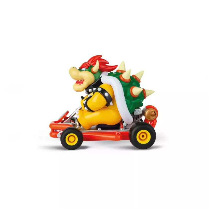 Samochód zdalnie sterowany CARRERA Mario Kart Pipe Kart Bowser 2,4 GHz — zabawkowy samochód RC