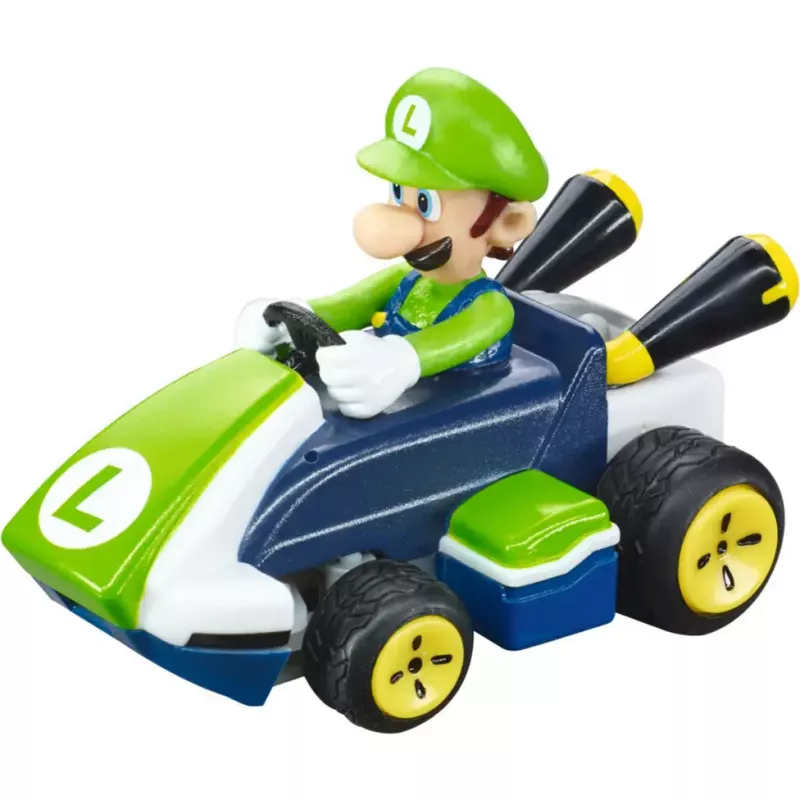 Samochód zdalnie sterowany CARRERA Mario Kart Mini 2.4GHz – Luigi Paperbox