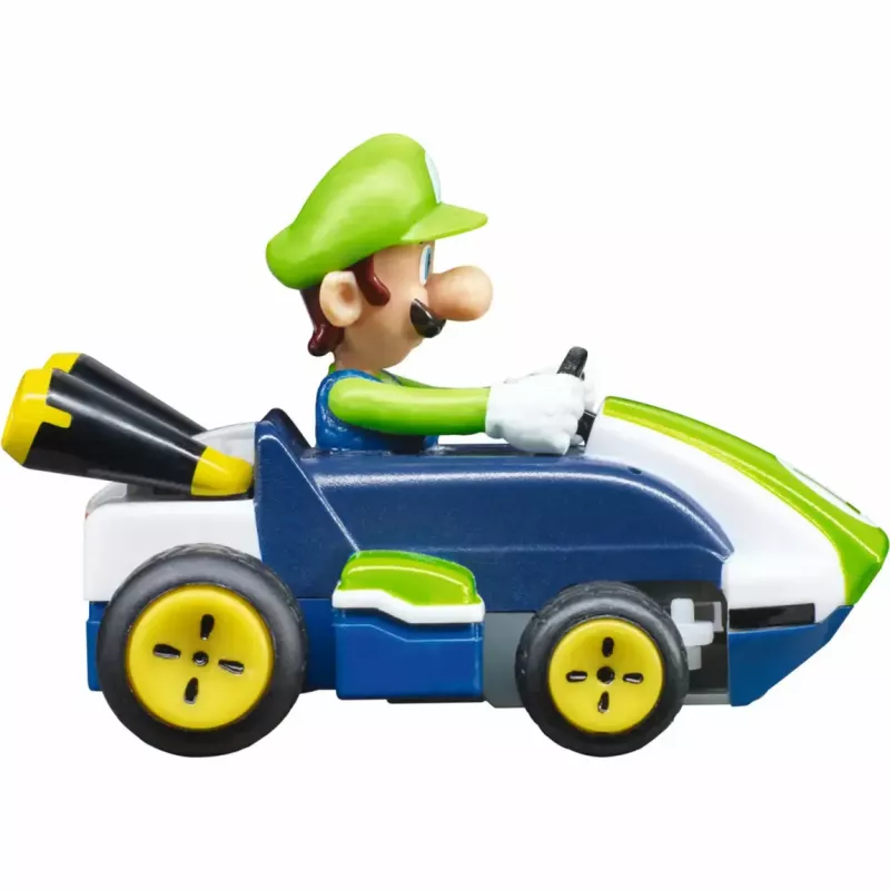 Samochód zdalnie sterowany CARRERA Mario Kart Mini 2.4GHz – Luigi Paperbox