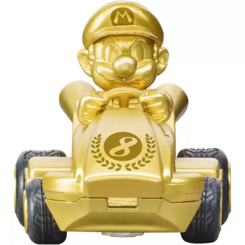 Zdalnie sterowany CARRERA Mario Kart Mini RC — Mario Gold, 2,4 GHz, pudełko papierowe