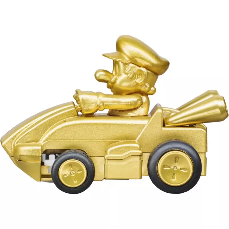 Zdalnie sterowany CARRERA Mario Kart Mini RC — Mario Gold, 2,4 GHz, pudełko papierowe