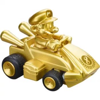 Zdalnie sterowany CARRERA Mario Kart Mini RC — Mario Gold, 2,4 GHz, pudełko papierowe