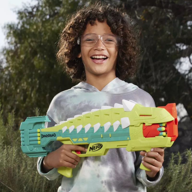 Nerf DinoSquad Armorstrike, miotacz zabawkowy, 8 lat, 99 lat, Dinozaur, 1 kg