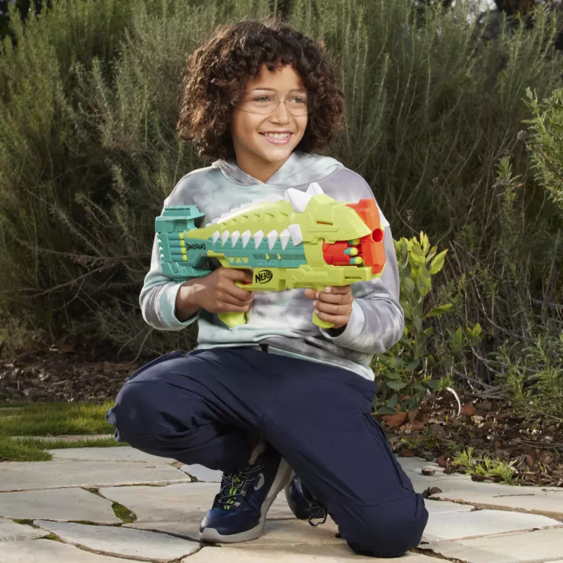 Nerf DinoSquad Armorstrike, miotacz zabawkowy, 8 lat, 99 lat, Dinozaur, 1 kg