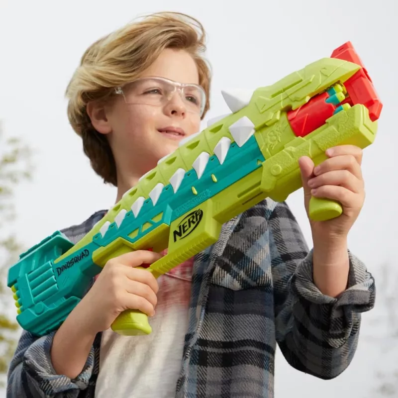 Nerf DinoSquad Armorstrike, miotacz zabawkowy, 8 lat, 99 lat, Dinozaur, 1 kg