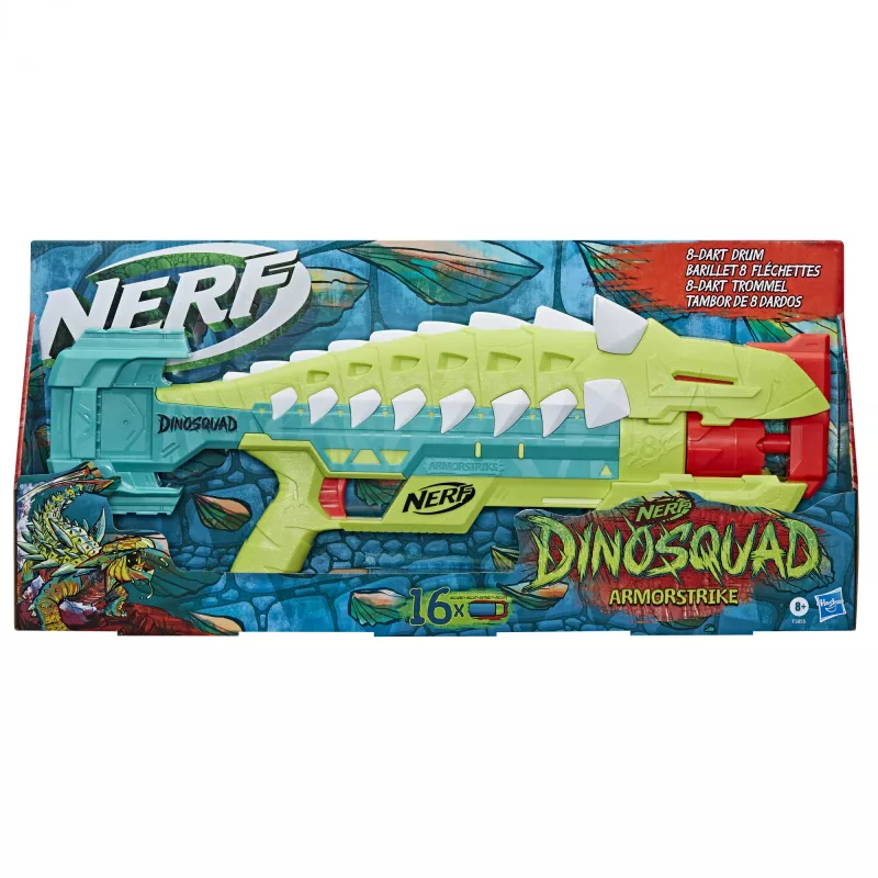 Nerf DinoSquad Armorstrike, miotacz zabawkowy, 8 lat, 99 lat, Dinozaur, 1 kg