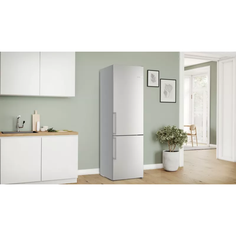 Bosch Serie 6 KGN39AIAU lodówko-zamrażarka Wolnostojąca 363 l Stal nierdzewna