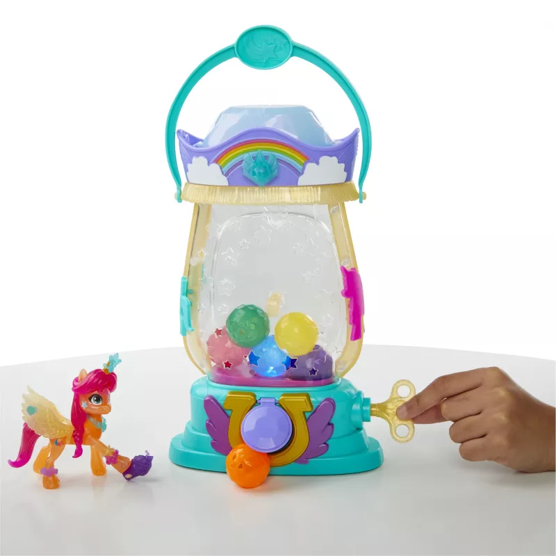 My Little Pony: Film Nowej Generacji Lampion Sparkle Reveal Sunny Starscout – Świecąca Zabawka z 25 Elementami, Niespodzianki