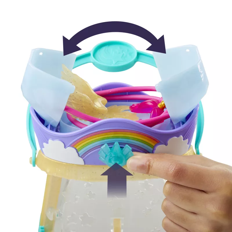 My Little Pony: Film Nowej Generacji Lampion Sparkle Reveal Sunny Starscout – Świecąca Zabawka z 25 Elementami, Niespodzianki