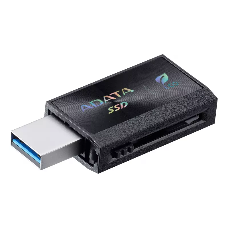 Zewnętrzny SSD ADATA SC730 1 TB, USB Type-C 3.2 Gen 2, 600/600 MB/s, Czarny, Obudowa z tworzywa sztucznego