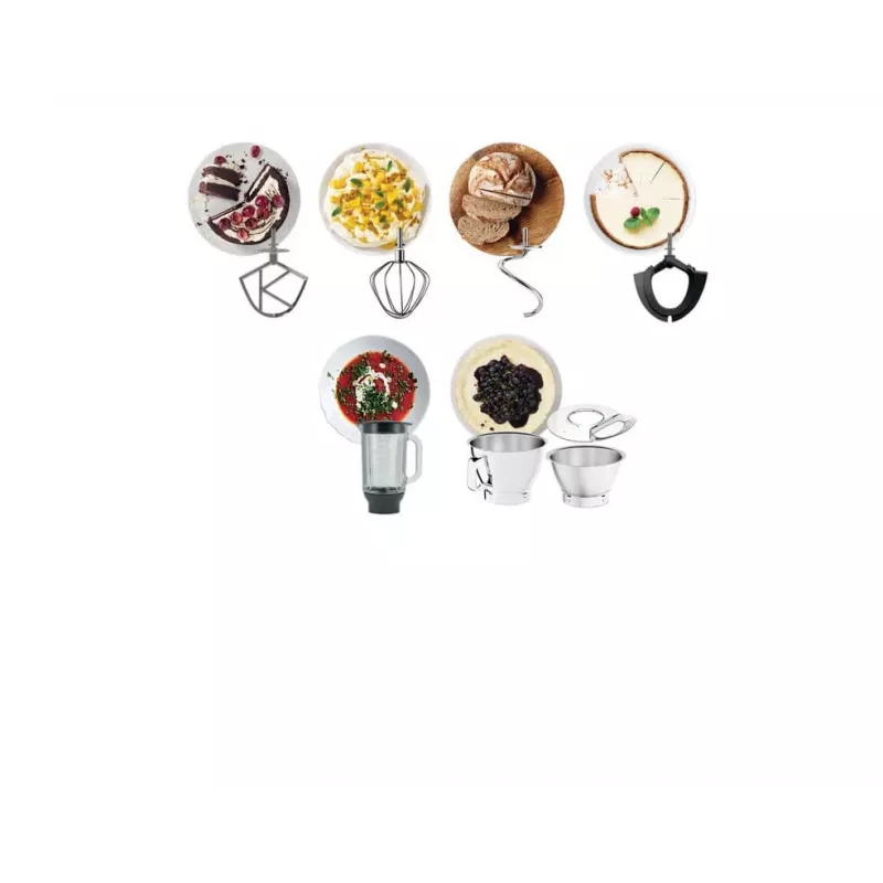 Kenwood KVC85.124SI robot kuchenny 1200 W 5 L Srebrny Wbudowana waga