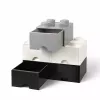 Komoda room copenhagen LEGO Brick Drawer 4, szara, modułowa szuflada do przechowywania