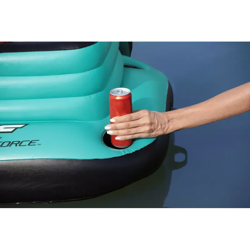 Bestway 43191 lodówka turystyczna 49 L czarna, szara, pomarańczowa
