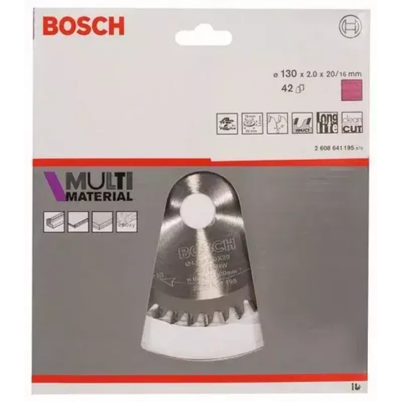 Tarcza do pilarki tarczowej Bosch 2 608 641 195 13 cm Średnica otworu 2 cm