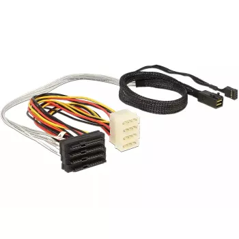 SAS kabel DeLOCK 83390 0.5m Multicolour