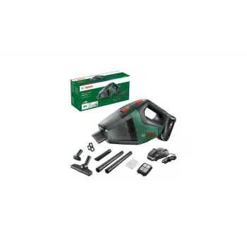 Bosch Universal Vac 18 odkurzacz ręczno-pionowy 2 w 1 akumulatorowy Suchy bezworkowy Czarny, zielony 2,5 Ah
