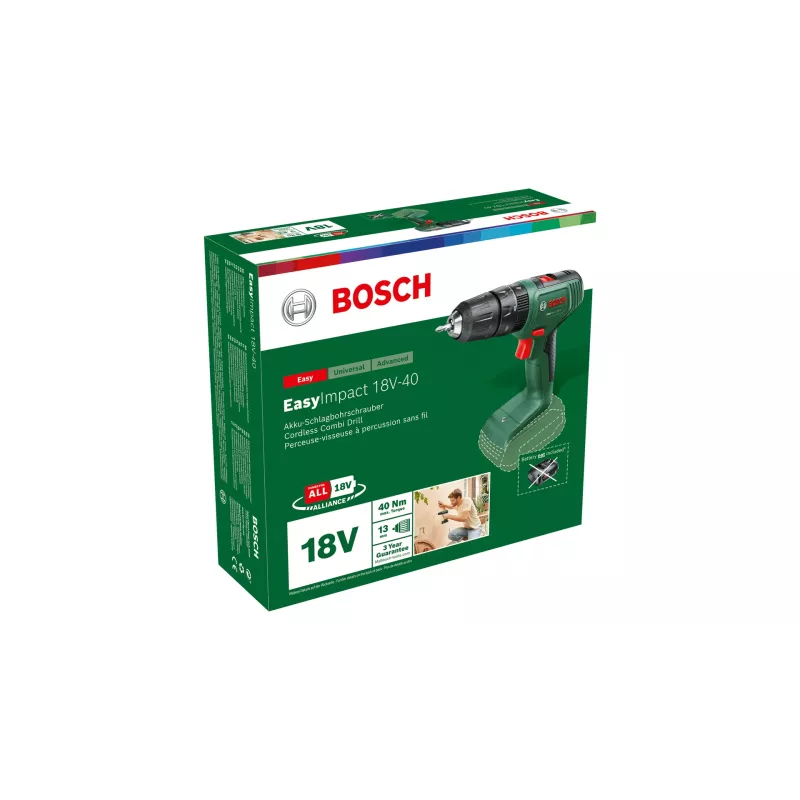 Bosch 0 603 9D8 100 1630 RPM Czarny, Zielony