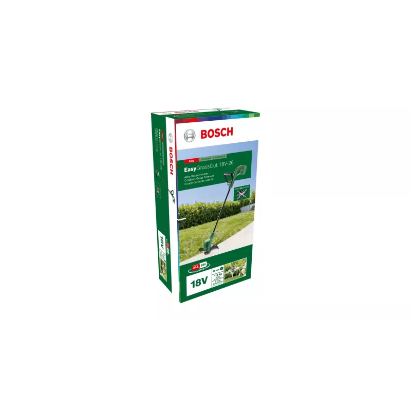 Bosch EasyGrassCut 18V-26 26 cm akumulatorowa Czarny, Zielony