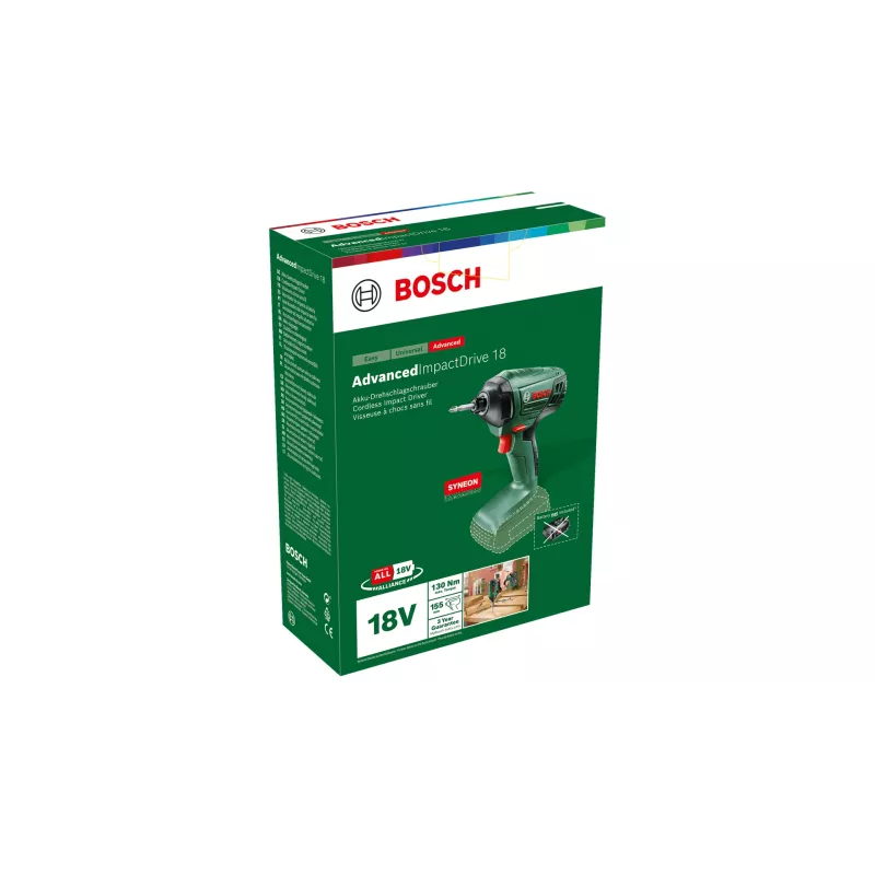 Bosch AdvancedImpactDrive 18 2600 obr./min Czarny, Zielony