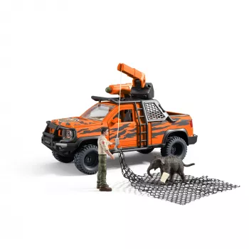 Zestaw zabawkowy Schleich Off-Road Adventure in the Jungle — motyw dżungli, plastikowe figurki, wiek 3–8 lat