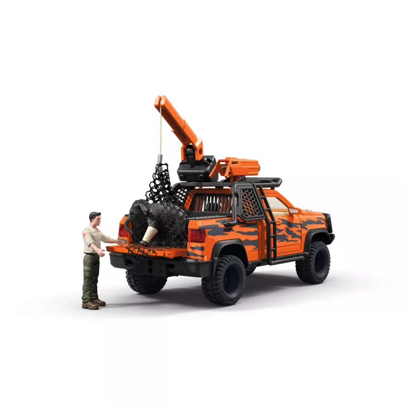 Zestaw zabawkowy Schleich Off-Road Adventure in the Jungle — motyw dżungli, plastikowe figurki, wiek 3–8 lat