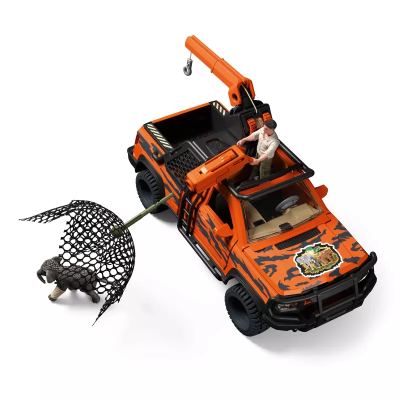 Zestaw zabawkowy Schleich Off-Road Adventure in the Jungle — motyw dżungli, plastikowe figurki, wiek 3–8 lat