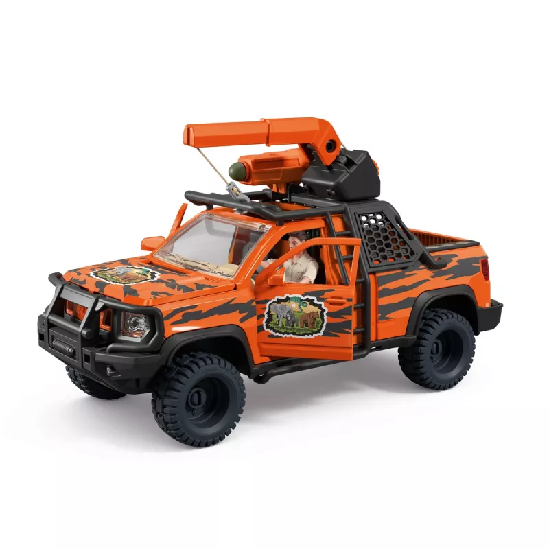 Zestaw zabawkowy Schleich Off-Road Adventure in the Jungle — motyw dżungli, plastikowe figurki, wiek 3–8 lat