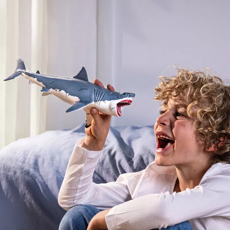 schleich Dinosaurs Megalodon, 4 lat(a), Podbijanie Ziemi, Dinozaury i wulkan, Wielokolorowy