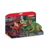 Zestaw figurek zabawek Schleich Eldrador Creatures Ognisty Dinozaur kontra Dżunglowy Jaszczur, model 70834