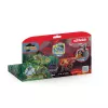 Zestaw figurek zabawek Schleich Eldrador Creatures Ognisty Dinozaur kontra Dżunglowy Jaszczur, model 70834