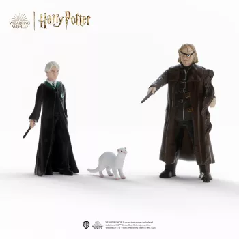 Zestaw figurek Schleich Wizarding World: Szalonooki Moody i Draco Malfoy z fretką