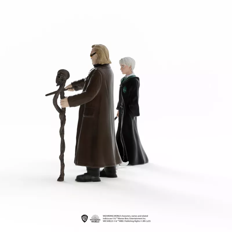 Zestaw figurek Schleich Wizarding World: Szalonooki Moody i Draco Malfoy z fretką