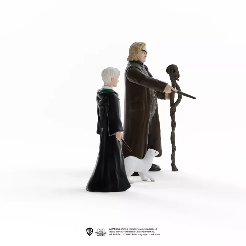 Zestaw figurek Schleich Wizarding World: Szalonooki Moody i Draco Malfoy z fretką
