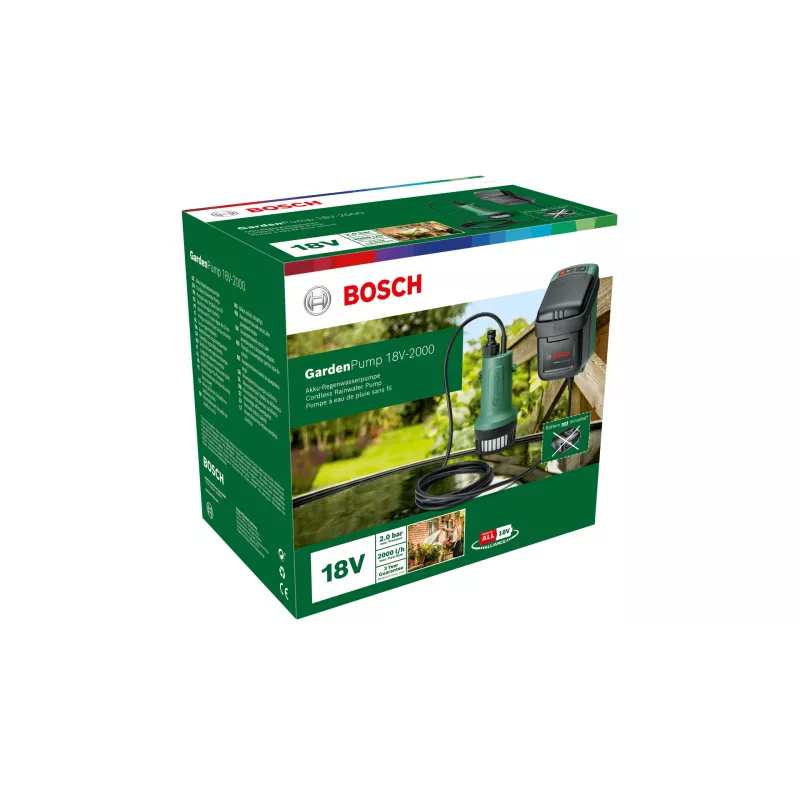 Bosch GardenPump18V-2000 2000 l/h