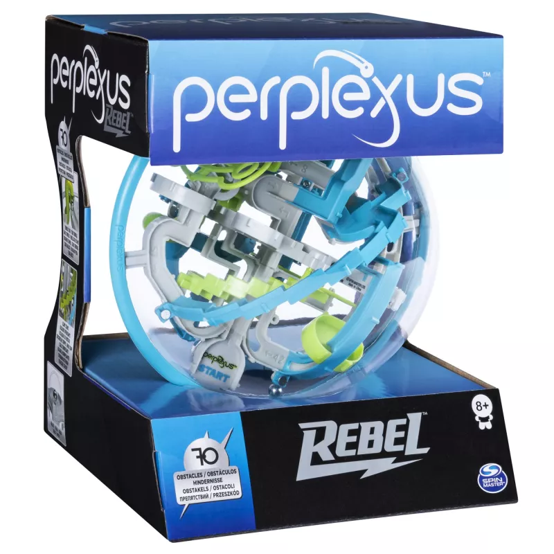Games Perplexus Rebel, labirynt 3D z 70 przeszkodami, zabawka – labirynt, 6 lat