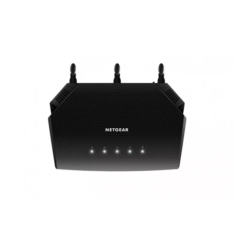 NETGEAR Nighthawk 4-Stream AX1800 WiFi 6 Router (RAX10) router bezprzewodowy Gigabit Ethernet Dwupasmowy (2.4 GHz / 5 GHz) Czarny