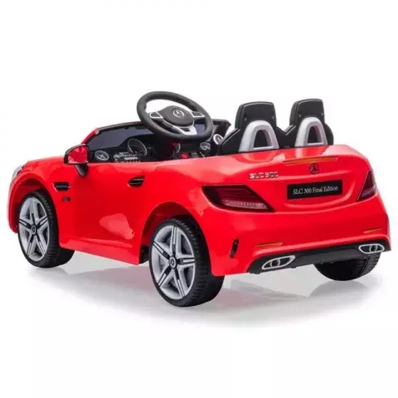 Samochód na akumulator Jamara Mercedes-Benz SLC zasilany bateriami 12V Czerwony