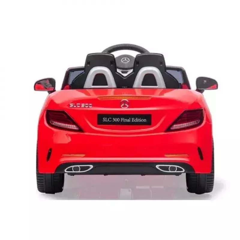 Samochód na akumulator Jamara Mercedes-Benz SLC zasilany bateriami 12V Czerwony