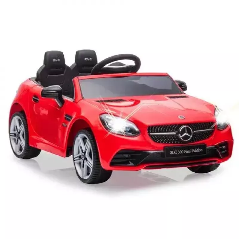 Samochód na akumulator Jamara Mercedes-Benz SLC zasilany bateriami 12V Czerwony