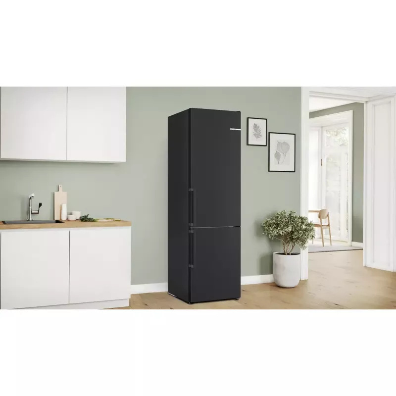 Bosch Serie 4 KGN39VXCT lodówko-zamrażarka wolnostojąca 363 L szary