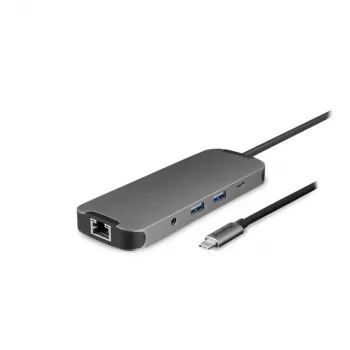 Stacja dokująca Chieftec DSC-901 USB Type-C Szary 134mm 49mm 15mm 89.3g