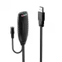Lindy 10m USB 3.0 Active Extension, 10 m, USB A, USB A, USB 3.2 Gen 1 (3.1 Gen 1), 5 Gbit/s, Czarny