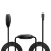 Lindy 10m USB 3.0 Active Extension, 10 m, USB A, USB A, USB 3.2 Gen 1 (3.1 Gen 1), 5 Gbit/s, Czarny