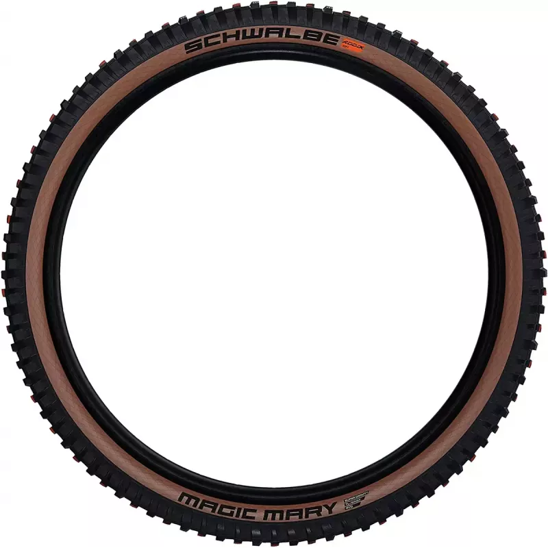 Opona rowerowa Schwalbe Magic Mary Super Gravity — czarno-brązowa