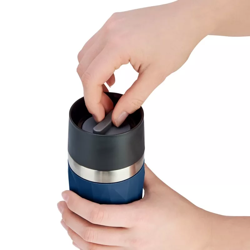 EMSA Kubek podróżny Compact 300 ml niebieski, stal nierdzewna