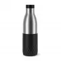 EMSA Bludrop Sleeve N3111100 butelka do picia Codzienne użytkowanie 700 ml Stal nierdzewna Czarny, Stal nierdzewna