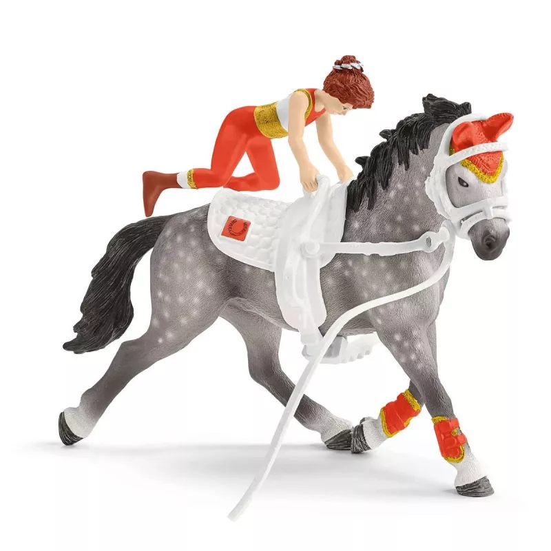 Zestaw zabawkowy Schleich HORSE CLUB Zestaw do woltigiery Mii